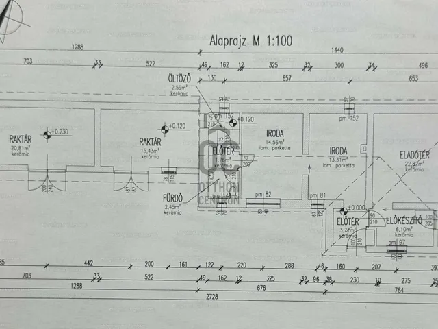 Eladó kereskedelmi és ipari ingatlan Székesfehérvár, Szárazrét 190 nm