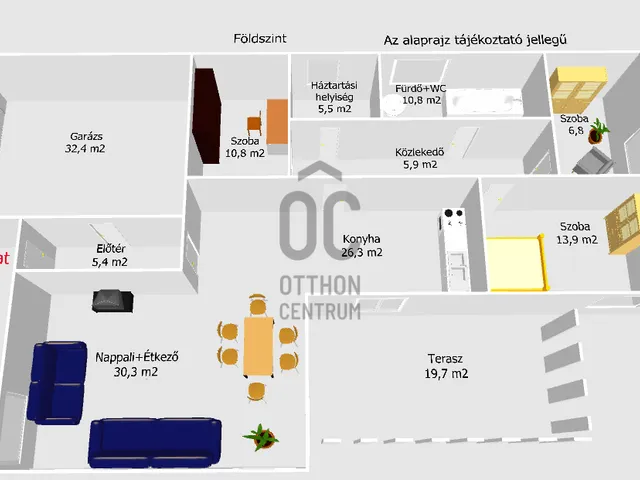 Eladó ház Törökbálint, Tükörhegy 352 nm