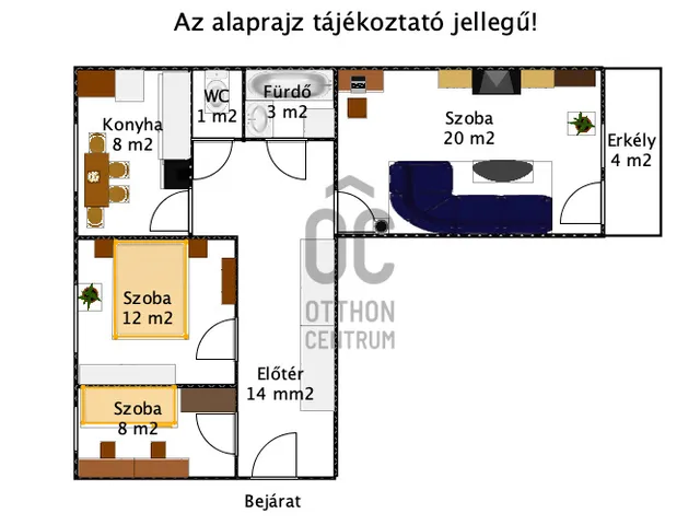 Eladó lakás Százhalombatta, Déli lakótelep 65 nm