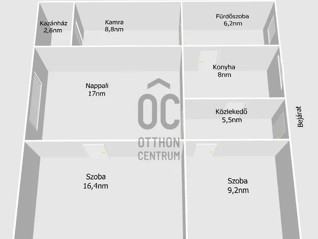 Eladó ház Százhalombatta, Dunafüred 75 nm