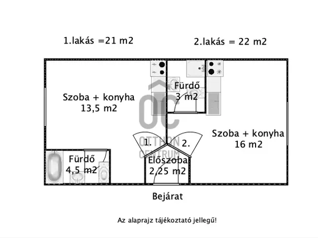 Kiadó lakás Budapest XIV. kerület, Alsórákos 21 nm