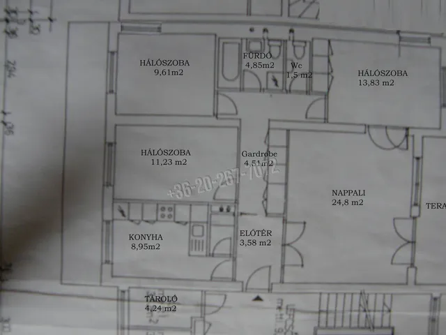 Eladó lakás Balatonfüred, Belváros 99 nm