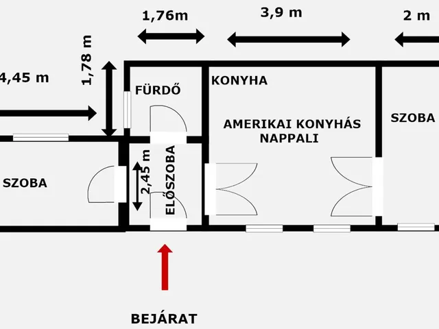 Eladó lakás Budapest VI. kerület 42 nm