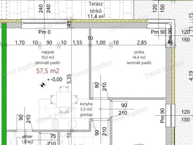 Eladó lakás Győr, Szitásdomb 58 nm