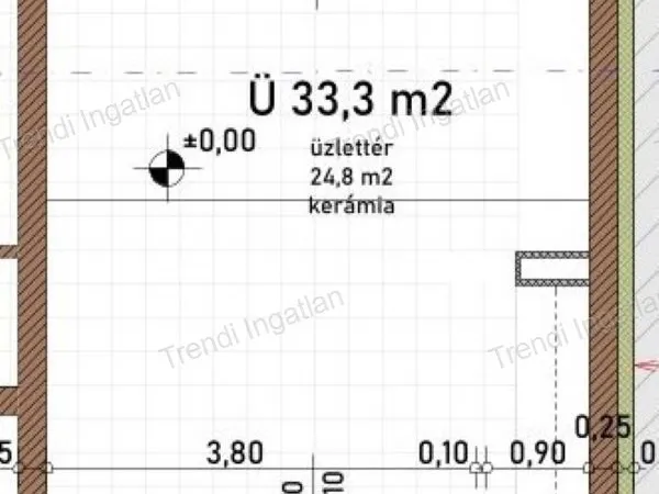 Eladó kereskedelmi és ipari ingatlan Győr, Nádorváros 33 nm