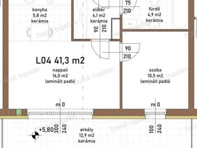 Eladó lakás Győr, Nádorváros 41 nm