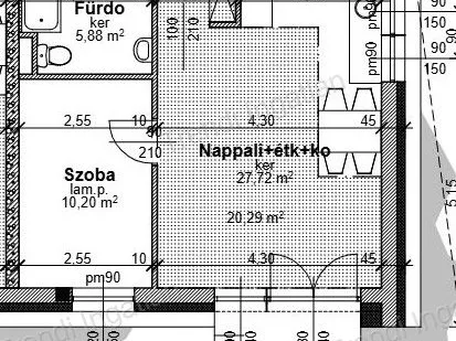 Eladó lakás Győr, Szitásdomb 44 nm