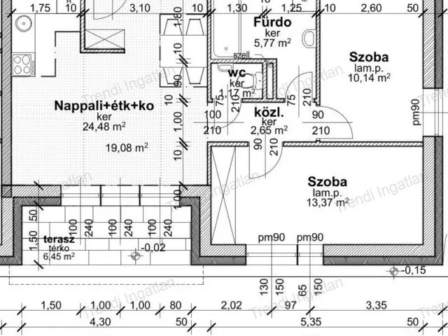 Eladó lakás Győr, Szitásdomb 58 nm