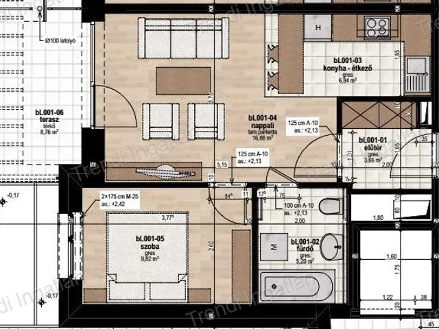 Eladó lakás Veszprém 42 nm