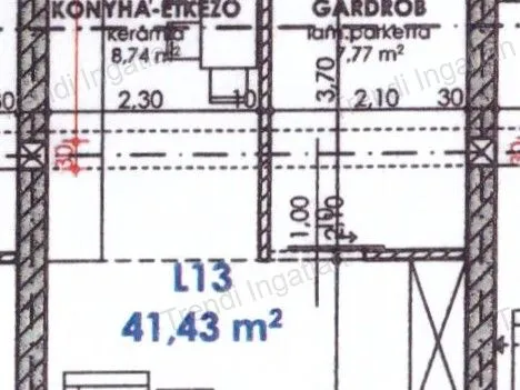 Eladó lakás Csorna 41 nm