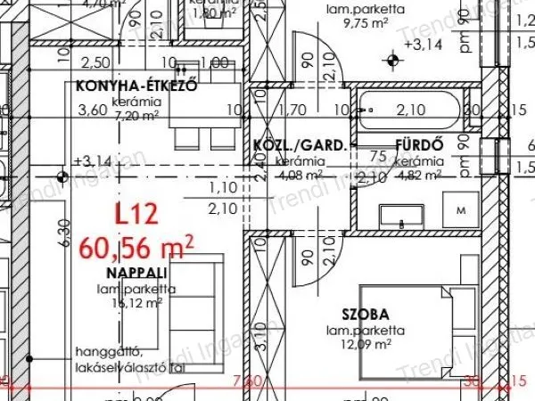 Eladó lakás Csorna 61 nm