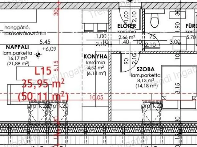 Eladó lakás Csorna 43 nm