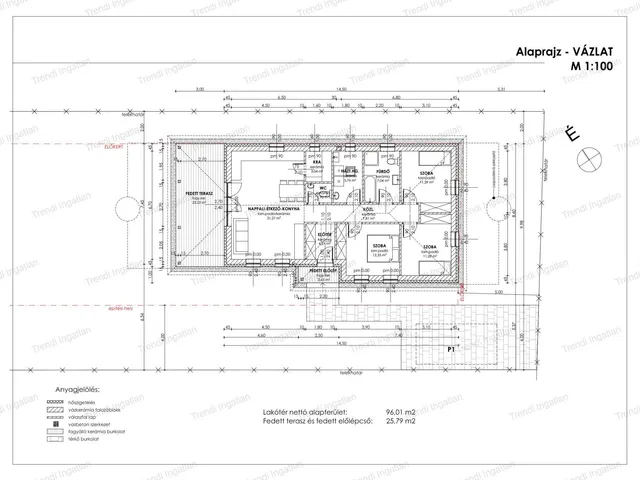 Eladó ház Győrzámoly 96 nm