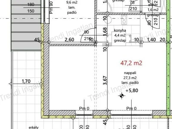 Eladó lakás Győr, Szitásdomb 47 nm