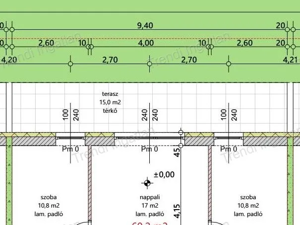 Eladó lakás Győr, Szitásdomb 60 nm