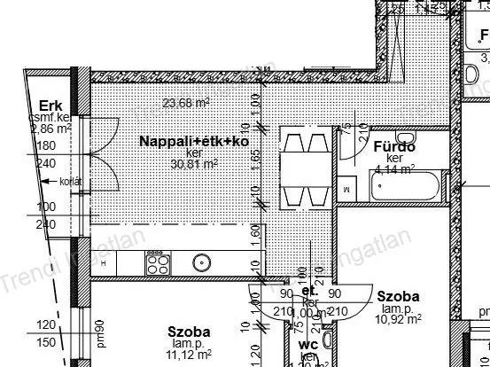 Eladó lakás Győr, Szitásdomb 60 nm