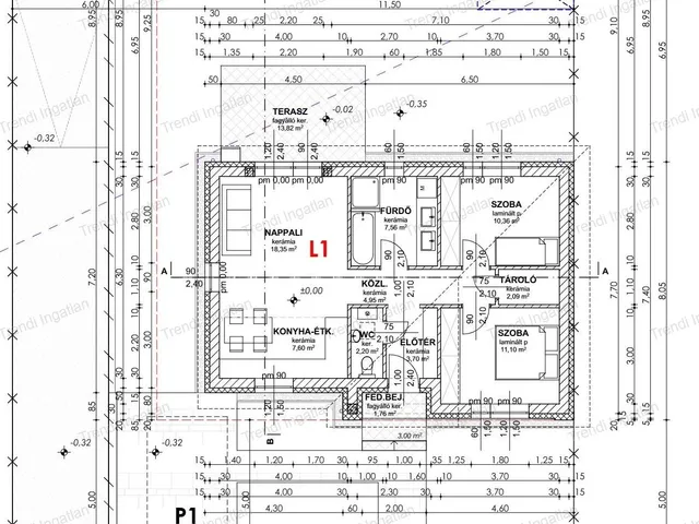 Eladó ház Győrság 68 nm