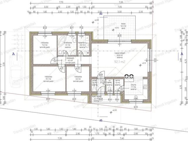 Eladó ház Győrújbarát 92 nm
