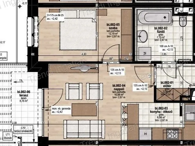 Eladó lakás Veszprém 47 nm