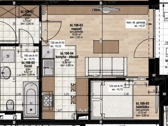 Eladó lakás Veszprém 40 nm