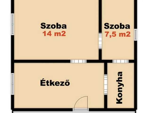 Eladó ház Kiskunhalas 40 nm