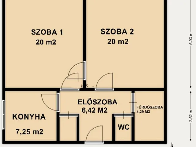 Eladó lakás Kiskunhalas 57 nm