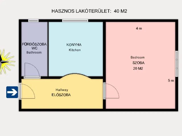 Eladó lakás Kiskunhalas 40 nm