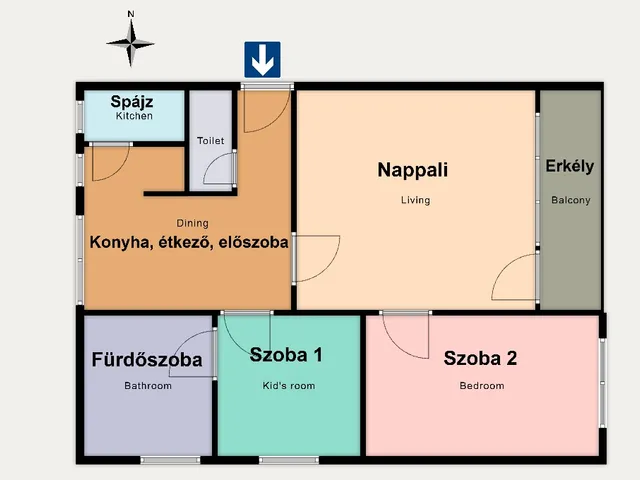 Eladó lakás Kiskunhalas 64 nm