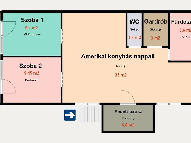 Eladó lakás Kiskunhalas 64 nm