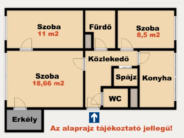 Eladó lakás Kiskunhalas 58 nm