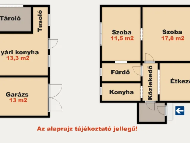 Eladó ház Kiskunhalas 51 nm