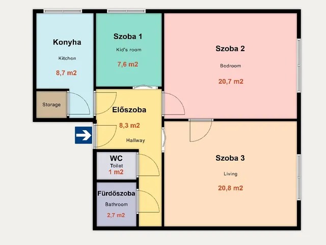 Eladó lakás Kiskunhalas 67 nm