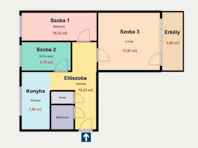 Eladó lakás Kiskunhalas 61 nm