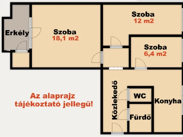 Eladó lakás Kiskunhalas, Belváros 62 nm