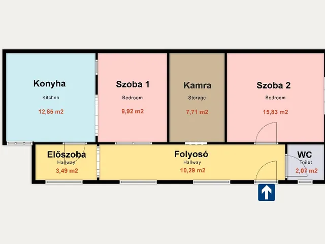 Eladó ház Kiskunhalas 62 nm