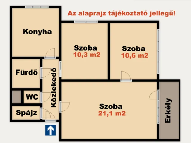 Eladó lakás Kiskunhalas 64 nm