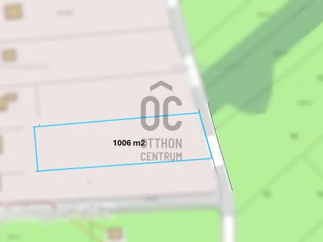 Eladó telek Csókakő 1006 nm