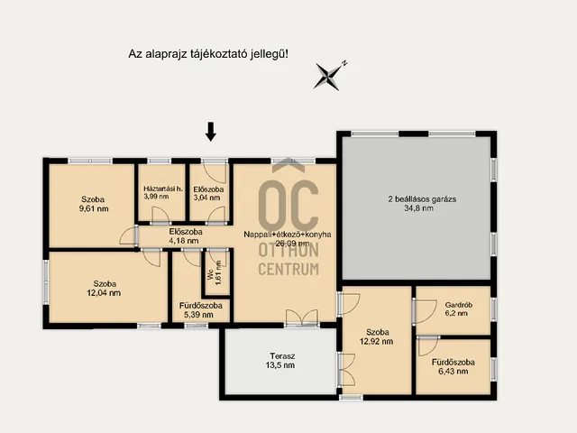 Eladó ház Aba, Belsőbáránd 91 nm