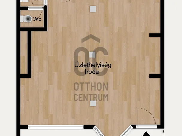 Eladó kereskedelmi és ipari ingatlan Székesfehérvár, Belváros 62 nm