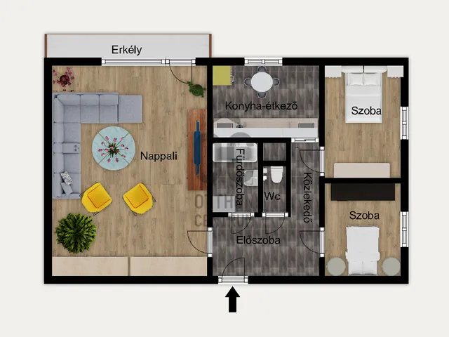 Eladó lakás Székesfehérvár, Belváros 55 nm