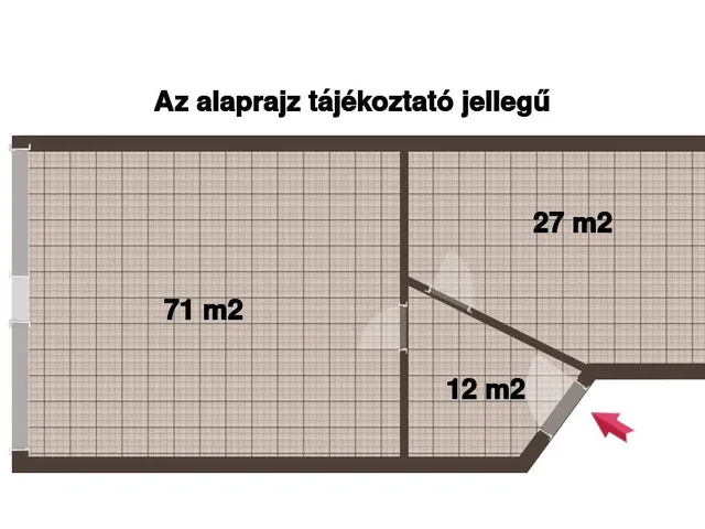 Kiadó kereskedelmi és ipari ingatlan Budapest III. kerület 83 nm