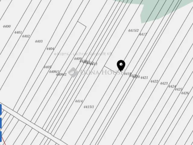 Eladó telek Gyömrő 1069 nm