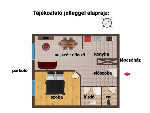 Kiadó lakás Bicske 40 nm