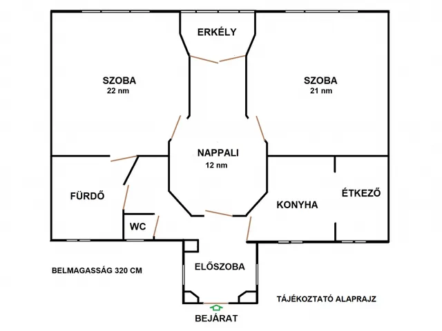 Eladó lakás Budapest VIII. kerület, Vajda Péter utca 84 nm