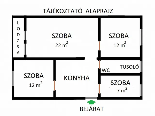 Eladó lakás Budapest IX. kerület 77 nm