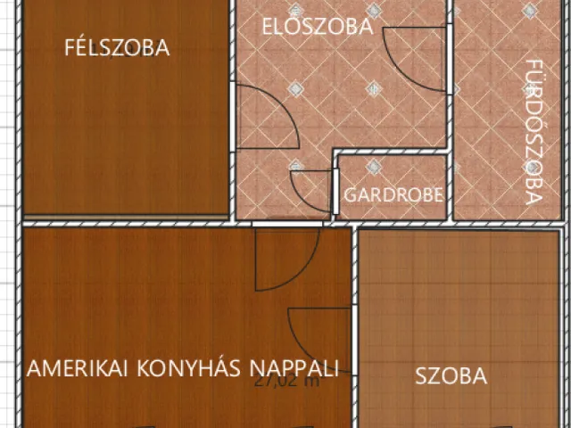 Eladó lakás Budapest VII. kerület 57 nm