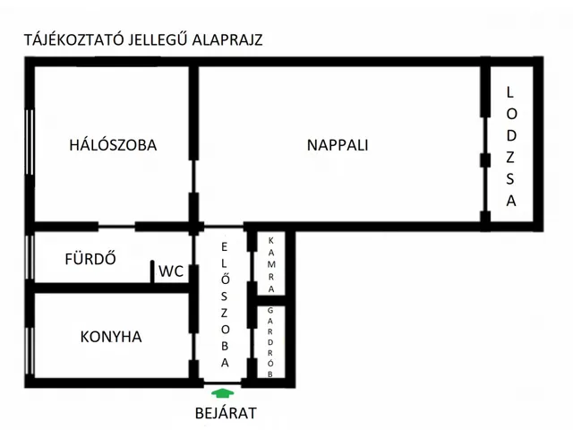 Eladó lakás Budapest IX. kerület, Dési Huber utca 54 nm