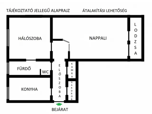 Eladó lakás Budapest IX. kerület, Dési Huber utca 54 nm