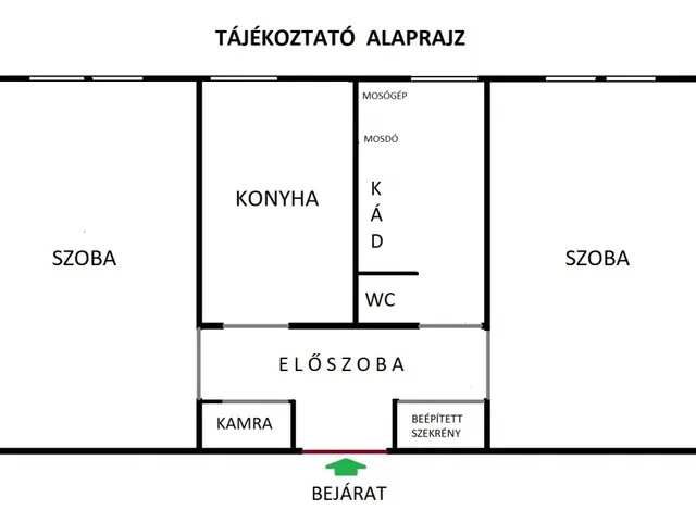 Eladó lakás Budapest IX. kerület, Dési Huber utca 54 nm