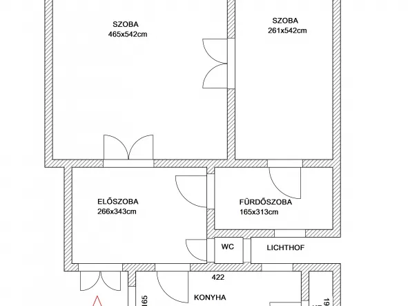 Eladó lakás Budapest VI. kerület, Szív utca 62 nm